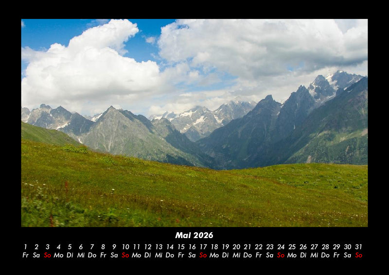 Bergige Welten Fotokalender 2026 - 5