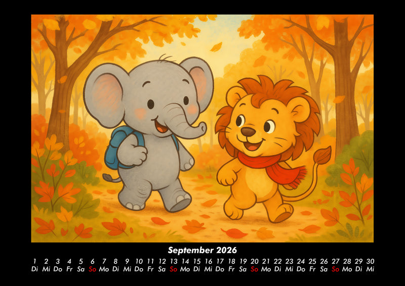 Raffi & Buschi - Ein Jahr voller Abenteuer Fotokalender 2026 - 9