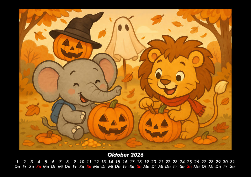 Raffi & Buschi - Ein Jahr voller Abenteuer Fotokalender 2026 - 10