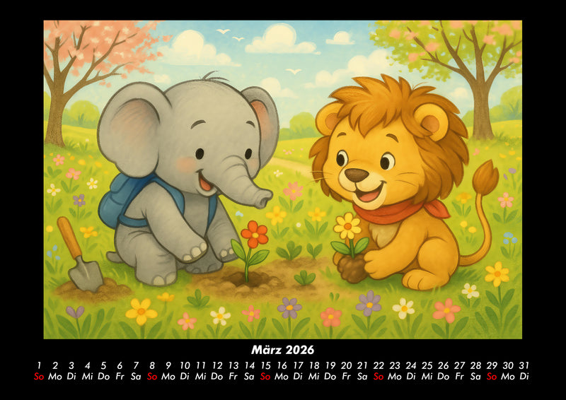 Raffi & Buschi - Ein Jahr voller Abenteuer Fotokalender 2026 - 3