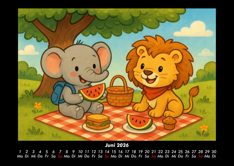 Raffi & Buschi - Ein Jahr voller Abenteuer Fotokalender 2026 - 6