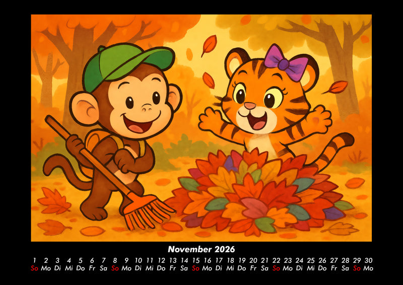 Milo & Tina - Ein Jahr voller Freundschaft Fotokalender 2026 - 11