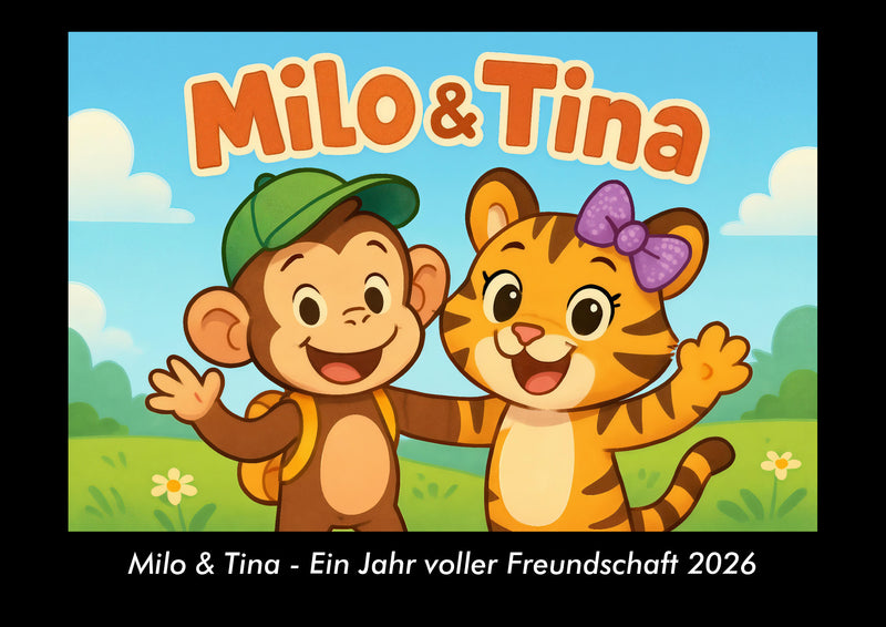 Milo & Tina - Ein Jahr voller Freundschaft Fotokalender 2026 - Hauptbild