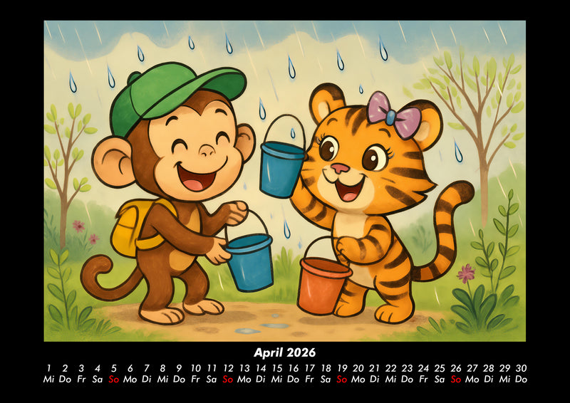 Milo & Tina - Ein Jahr voller Freundschaft Fotokalender 2026 - 4
