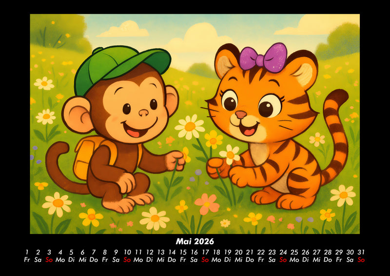 Milo & Tina - Ein Jahr voller Freundschaft Fotokalender 2026 - 5