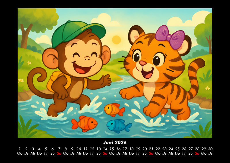 Milo & Tina - Ein Jahr voller Freundschaft Fotokalender 2026 - 6