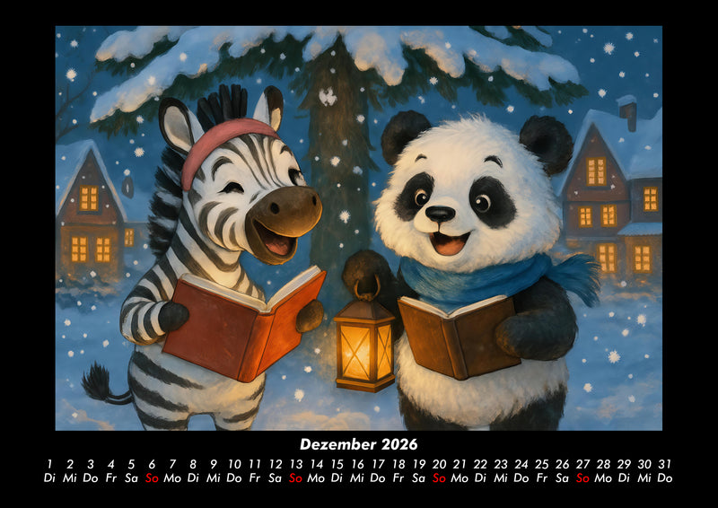 Zara & Pippin - Beste Freunde fürs Jahr Fotokalender 2026 - 12
