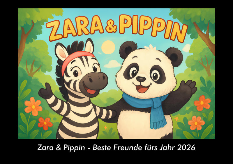 Zara & Pippin - Beste Freunde fürs Jahr Fotokalender 2026 - Hauptbild