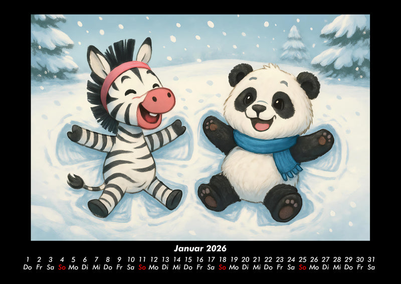 Zara & Pippin - Beste Freunde fürs Jahr Fotokalender 2026 - 1