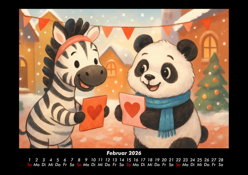 Zara & Pippin - Beste Freunde fürs Jahr Fotokalender 2026 - 2