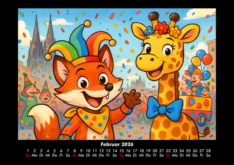 Finn & Nala - Reise durch Deutschland Fotokalender 2026 - 2