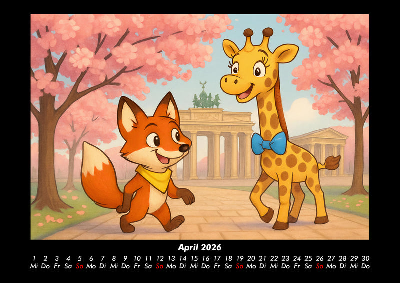 Finn & Nala - Reise durch Deutschland Fotokalender 2026 - 4