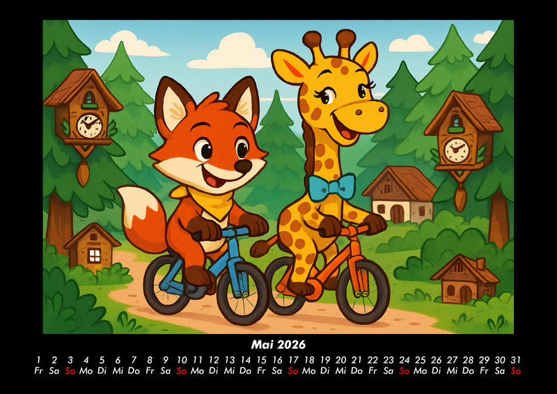 Finn & Nala - Reise durch Deutschland Fotokalender 2026 - 5