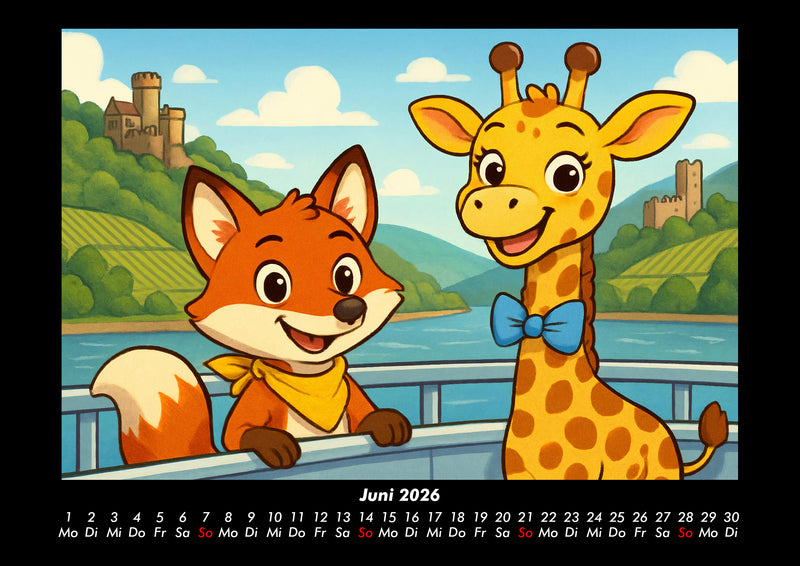 Finn & Nala - Reise durch Deutschland Fotokalender 2026 - 6