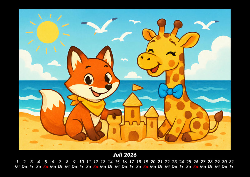 Finn & Nala - Reise durch Deutschland Fotokalender 2026 - 7