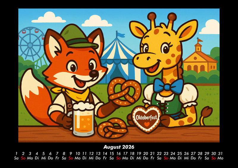 Finn & Nala - Reise durch Deutschland Fotokalender 2026 - 8