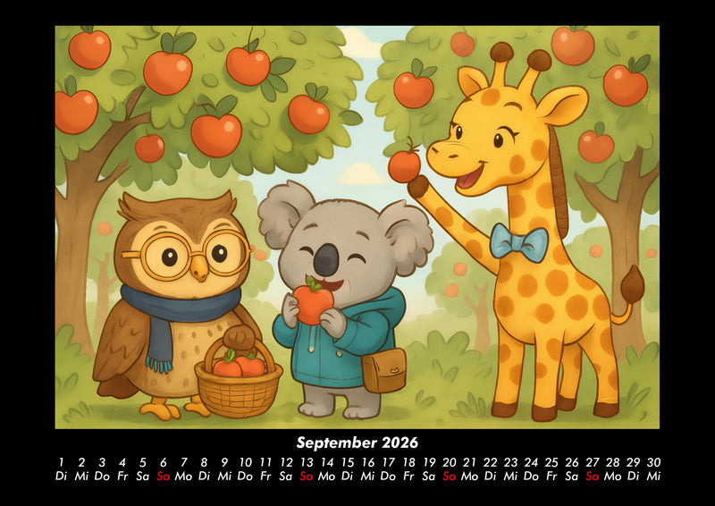 Ollie, Kiki & Nala - Fest der Freundschaft Fotokalender 2026 - 9