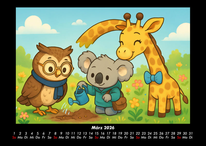 Ollie, Kiki & Nala - Fest der Freundschaft Fotokalender 2026 - 3