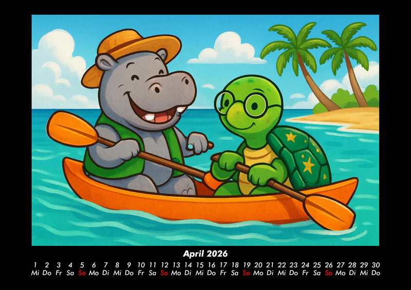 Sash & Taz - Abenteuer in Mexiko Fotokalender 2026 - 4