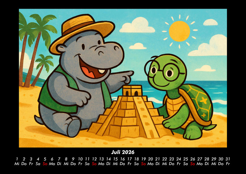 Sash & Taz - Abenteuer in Mexiko Fotokalender 2026 - 7