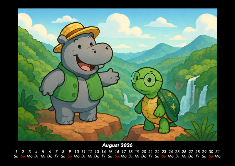 Sash & Taz - Abenteuer in Mexiko Fotokalender 2026 - 8