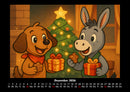 Wuff & Huf - Festliche Freundschaft Fotokalender 2026 - 12