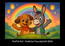 Wuff & Huf - Festliche Freundschaft Fotokalender 2026 - Hauptbild
