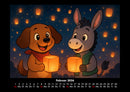 Wuff & Huf - Festliche Freundschaft Fotokalender 2026 - 2
