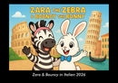 Zara & Bouncy in Italien Fotokalender 2026 - Hauptbild
