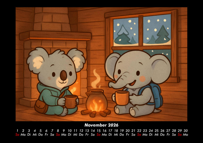 Kiki & Raffi - Reise durch Kanada Fotokalender 2026 - 11