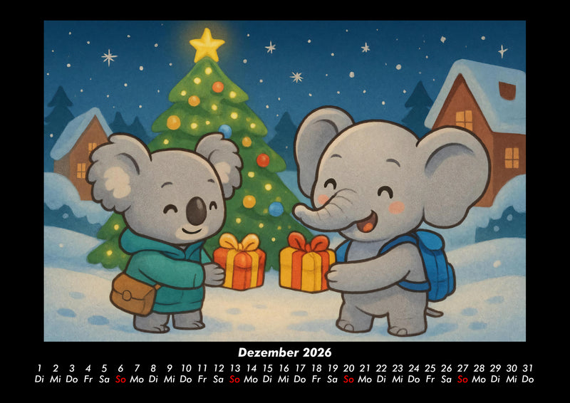 Kiki & Raffi - Reise durch Kanada Fotokalender 2026 - 12