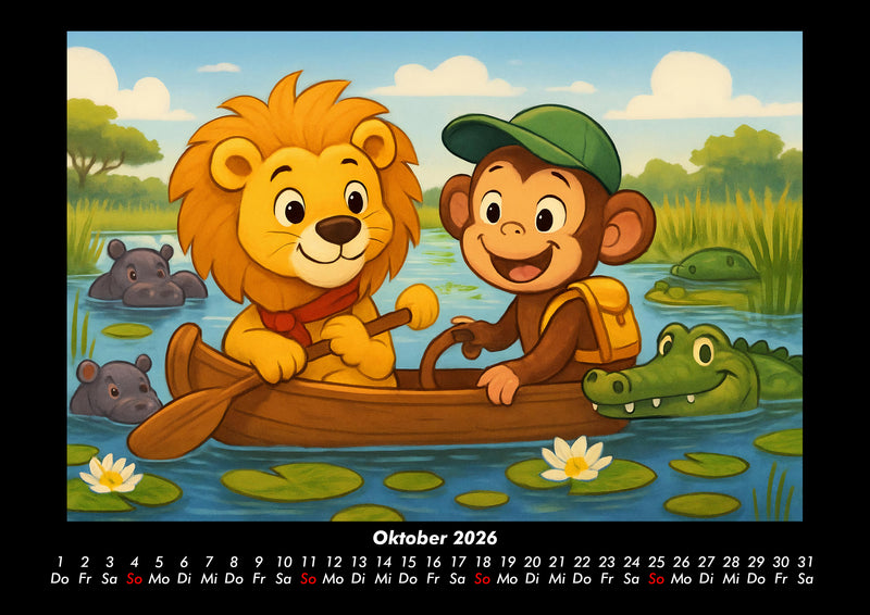 Buschi & Milo - Reise durch Afrika Fotokalender 2026 - 10