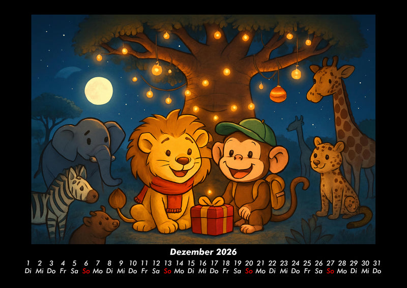 Buschi & Milo - Reise durch Afrika Fotokalender 2026 - 12