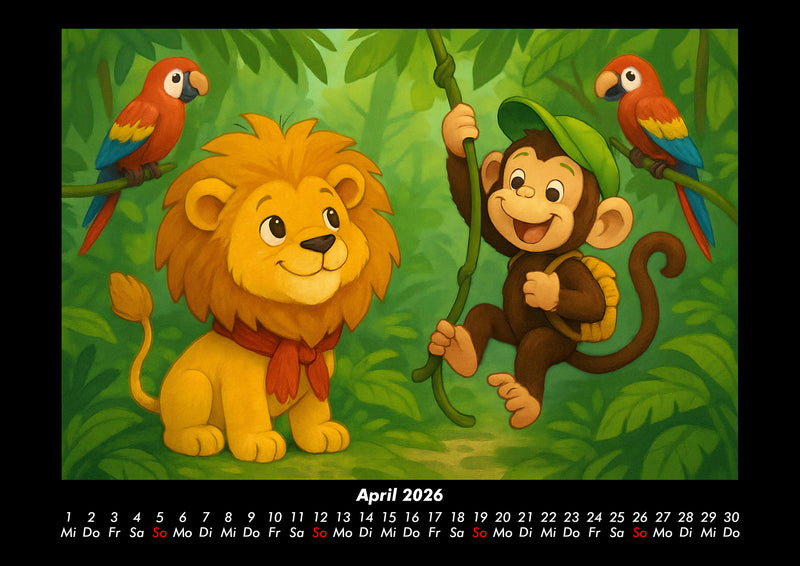 Buschi & Milo - Reise durch Afrika Fotokalender 2026 - 4