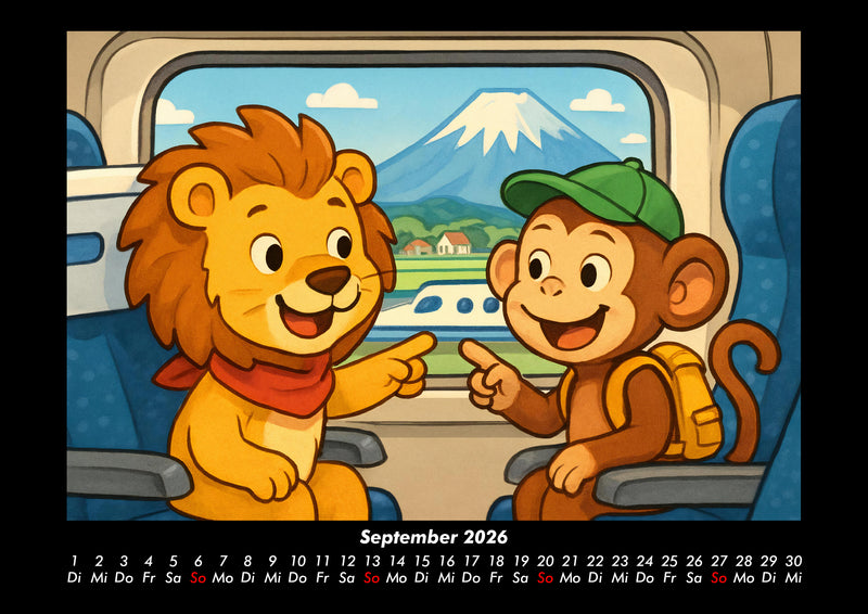 Buschi & Milo - Reise durch Japan Fotokalender 2026 - 9