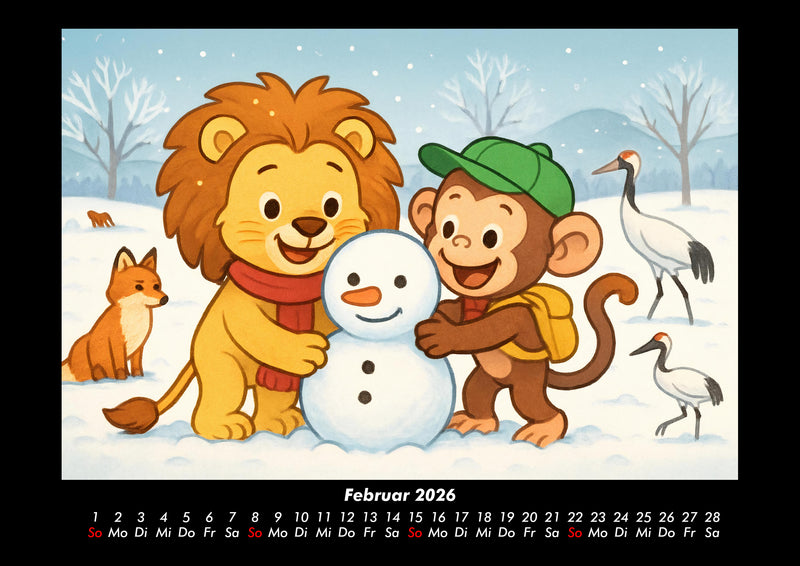 Buschi & Milo - Reise durch Japan Fotokalender 2026 - 2