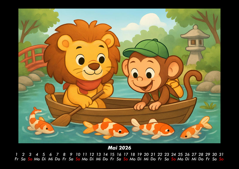 Buschi & Milo - Reise durch Japan Fotokalender 2026 - 5