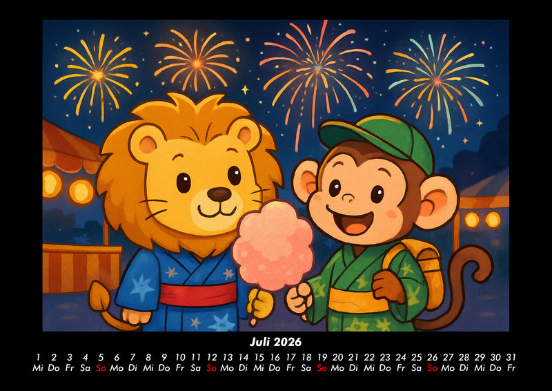 Buschi & Milo - Reise durch Japan Fotokalender 2026 - 7