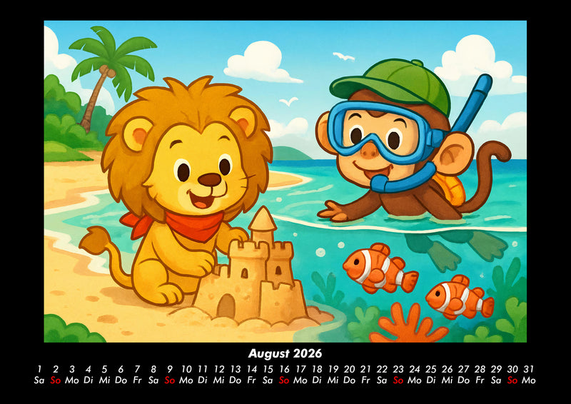 Buschi & Milo - Reise durch Japan Fotokalender 2026 - 8