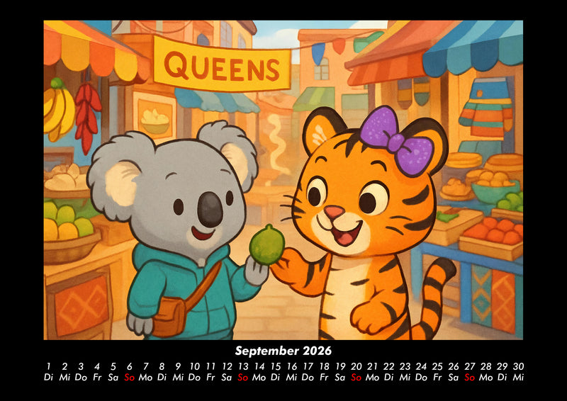 Kiki & Tina - Ein Jahr in New York Fotokalender 2026 - 9