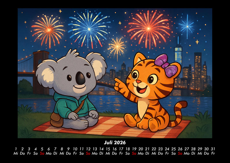 Kiki & Tina - Ein Jahr in New York Fotokalender 2026 - 7