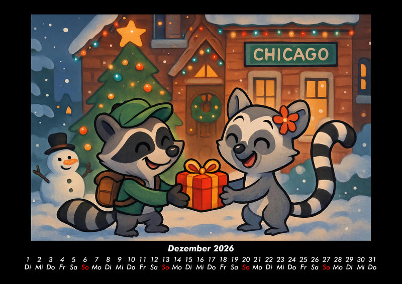 Rocco & Lulu - Reise durch die USA Fotokalender 2026 - 12