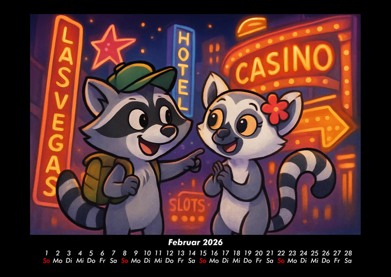 Rocco & Lulu - Reise durch die USA Fotokalender 2026 - 2