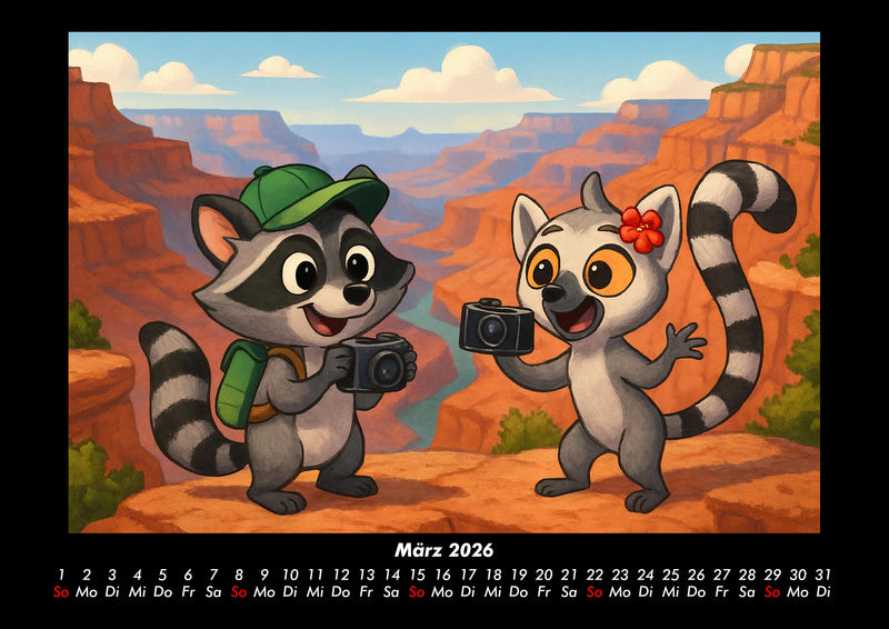 Rocco & Lulu - Reise durch die USA Fotokalender 2026 - 3