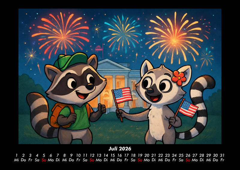 Rocco & Lulu - Reise durch die USA Fotokalender 2026 - 7