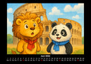 Buschi und Pippin - Reise zu den Weltwundern Fotokalender 2026 - 6
