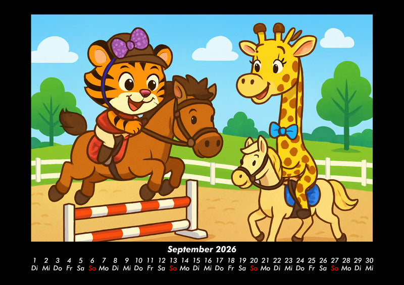 Tina & Nala bei den Olympischen Spielen Fotokalender 2026 - 9