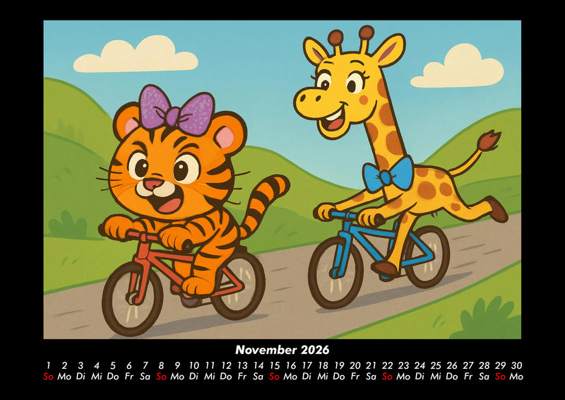 Tina & Nala bei den Olympischen Spielen Fotokalender 2026 - 11