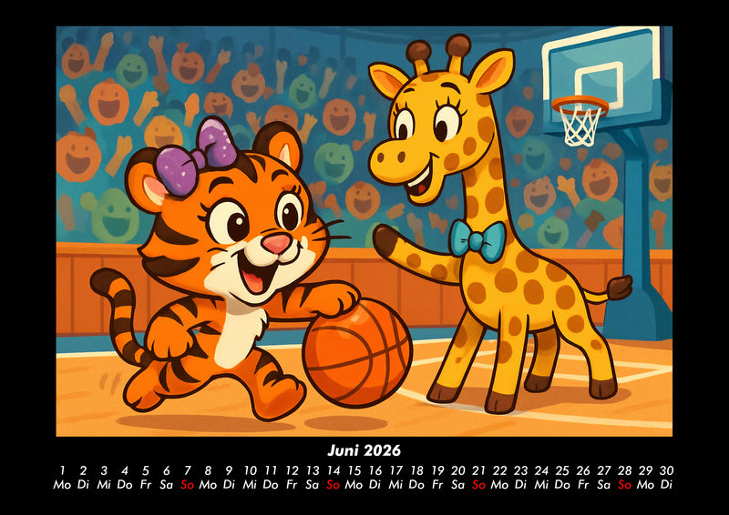 Tina & Nala bei den Olympischen Spielen Fotokalender 2026 - 6