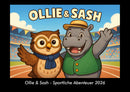 Ollie & Sash - Sportliche Abenteuer Fotokalender 2026 - Hauptbild